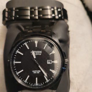 Citizen eco-drive watch and bracelet set